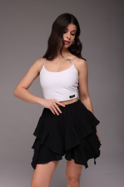 Топ с пич эффектом №5-1 (Белый)