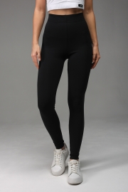 Леггинсы с начесом №6-5 (Черный)